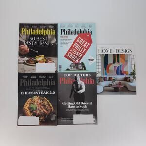 Philadelphia Magazine FOUR NEW Issues February to May 2025 + Bonus Issue